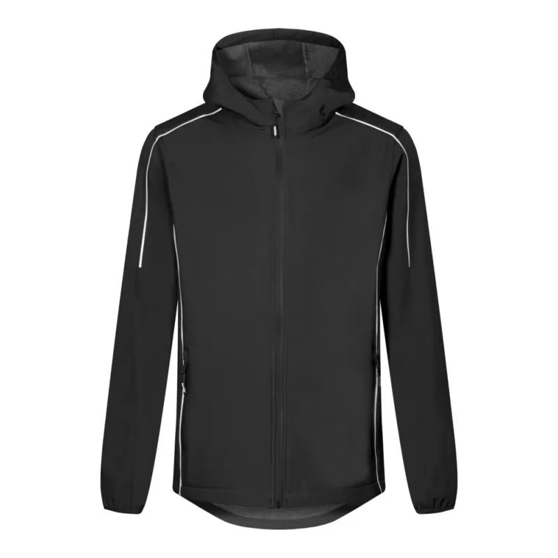 Veste softshell 3 couches légère homme à capuche imperméable, respirante, 260 g/m²