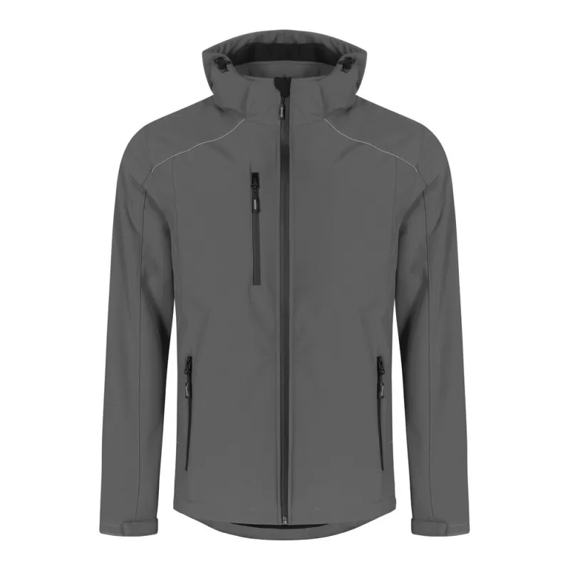 Veste softshell chaude pour homme à capuche, imperméable et respirante, 440 g/m²