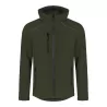 Veste softshell chaude pour homme à capuche, imperméable et respirante, 440 g/m²
