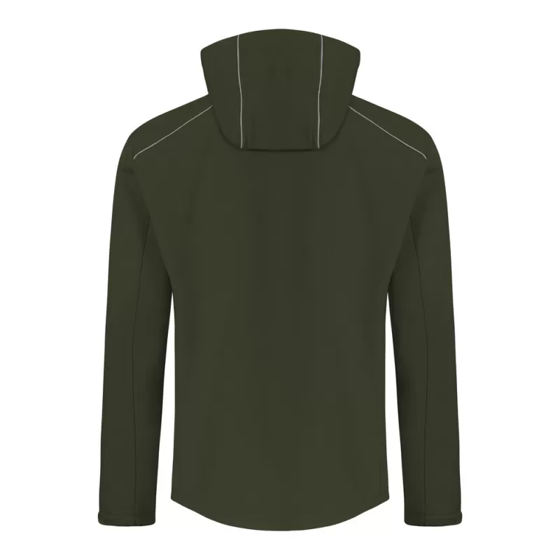 Veste softshell chaude pour homme à capuche, imperméable et respirante, 440 g/m²