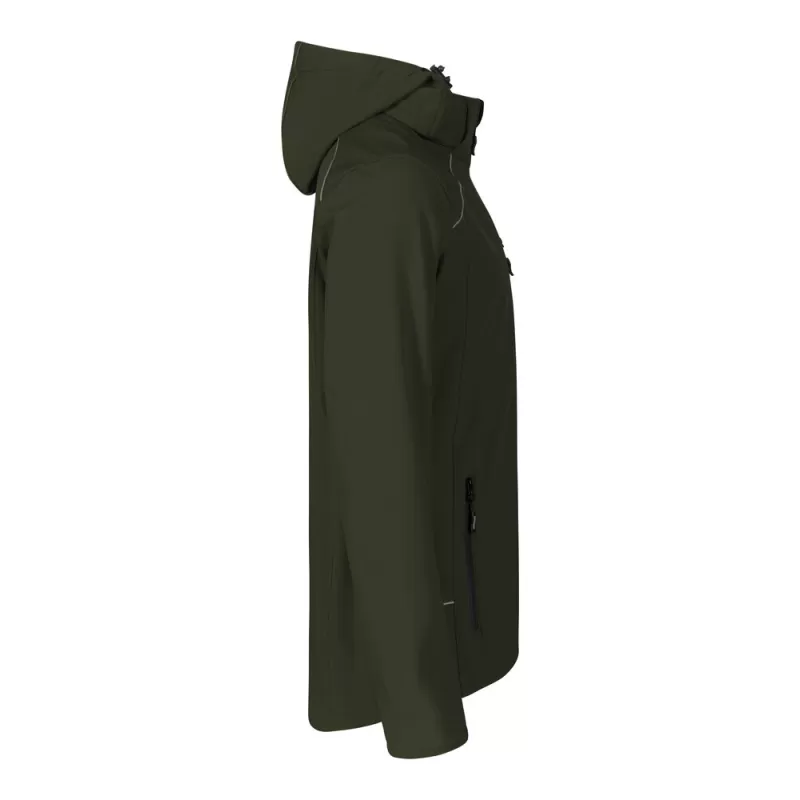 Veste softshell chaude pour homme à capuche, imperméable et respirante, 440 g/m²