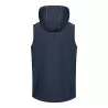 Bodywarmer homme softshell avec capuche, poches zippées, 310 g/m²