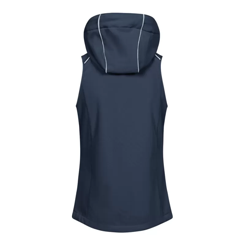 Bodywarmer femme softshell avec capuche, poches zippées, 310 g/m²