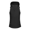 Bodywarmer femme softshell avec capuche, poches zippées, 310 g/m²