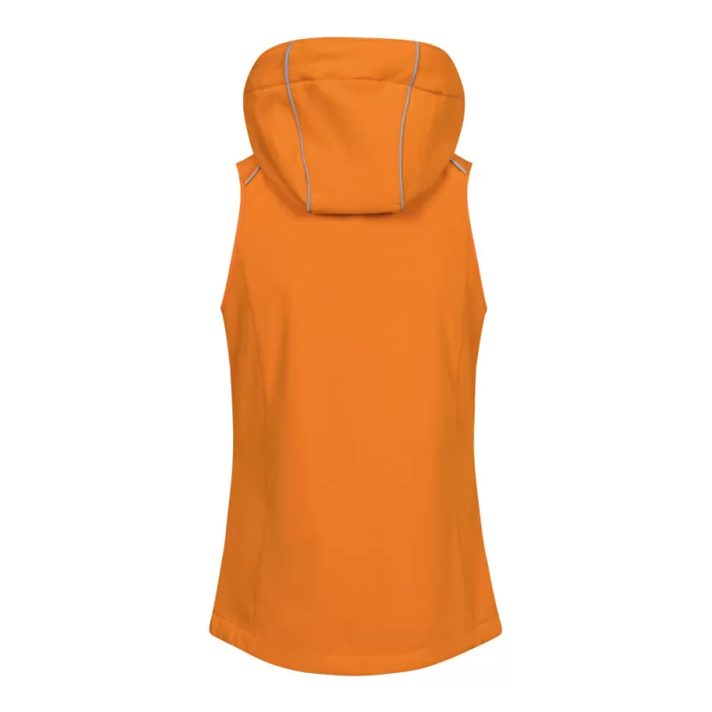 Bodywarmer femme softshell avec capuche, poches zippées, 310 g/m²