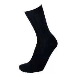 Chaussettes fines noires coton pour tenue de ville