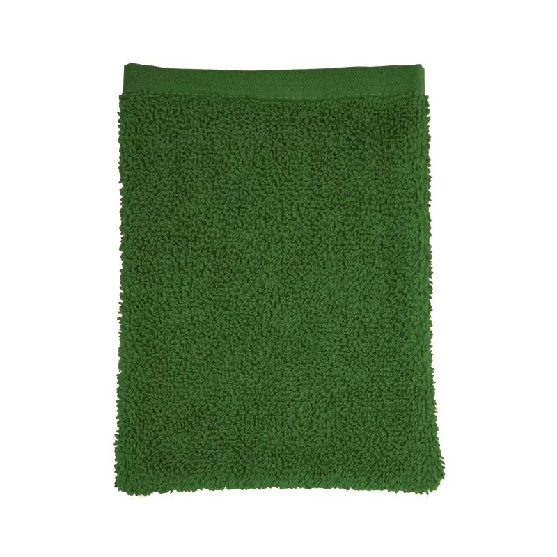 Gant de toilette en coton, boucle de suspension, 500 g/m²