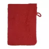 Gant de toilette en coton, boucle de suspension, 500 g/m²