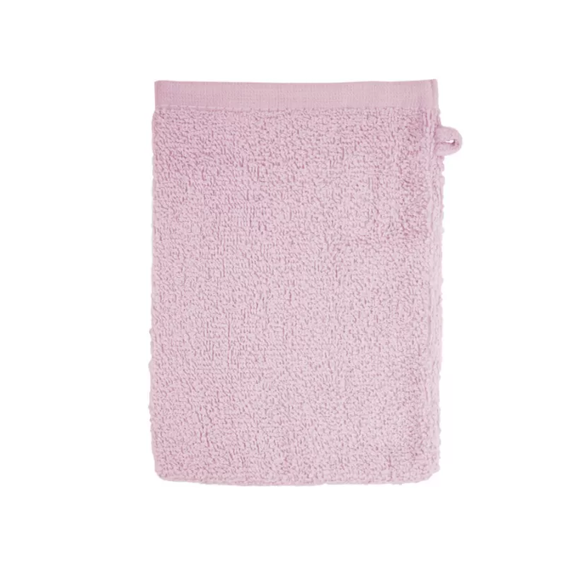 Gant de toilette en coton, boucle de suspension, 500 g/m²