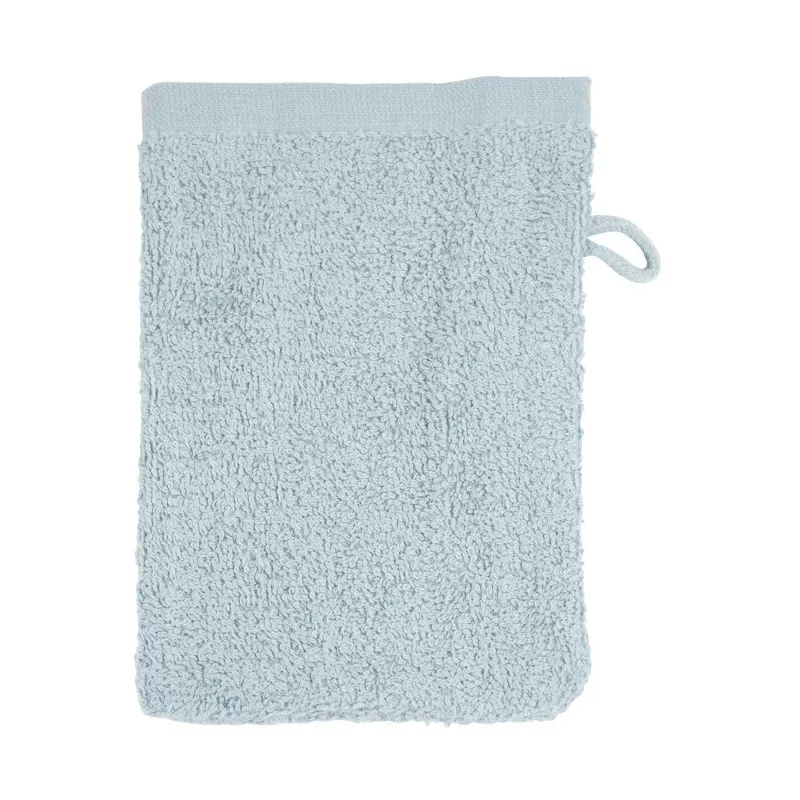 Gant de toilette en coton, boucle de suspension, 500 g/m²