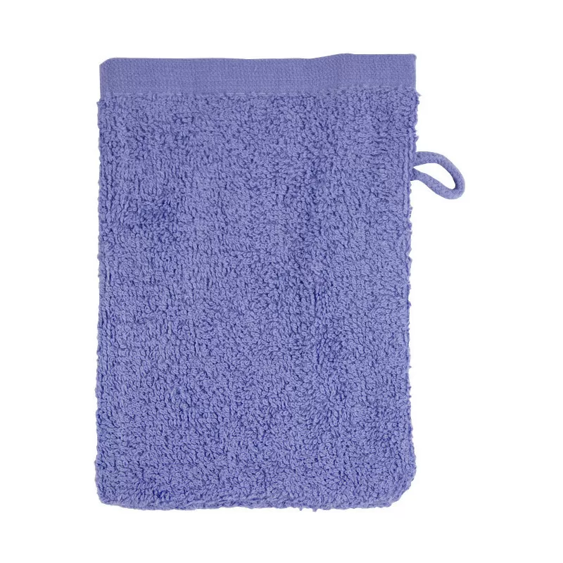 Gant de toilette en coton, boucle de suspension, 500 g/m²