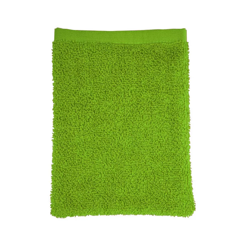 Gant de toilette en coton, boucle de suspension, 500 g/m²