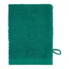 Gant de toilette en coton, boucle de suspension, 500 g/m²
