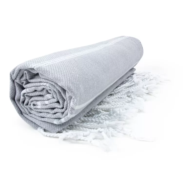 Fouta coton léger avec franges, séchage rapide, format 100 x 180 cm, 150 g/m²