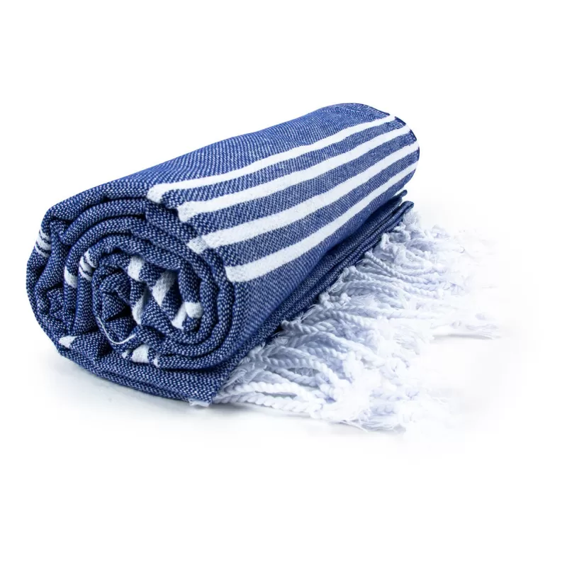 Fouta coton léger avec franges, séchage rapide, format 100 x 180 cm, 150 g/m²