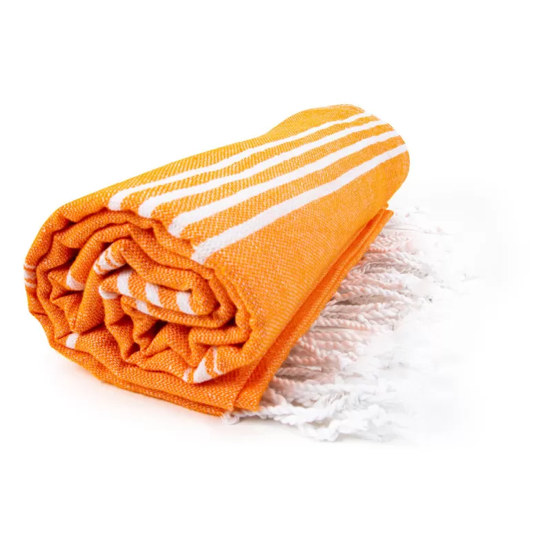 Fouta coton léger avec franges, séchage rapide, format 100 x 180 cm, 150 g/m²