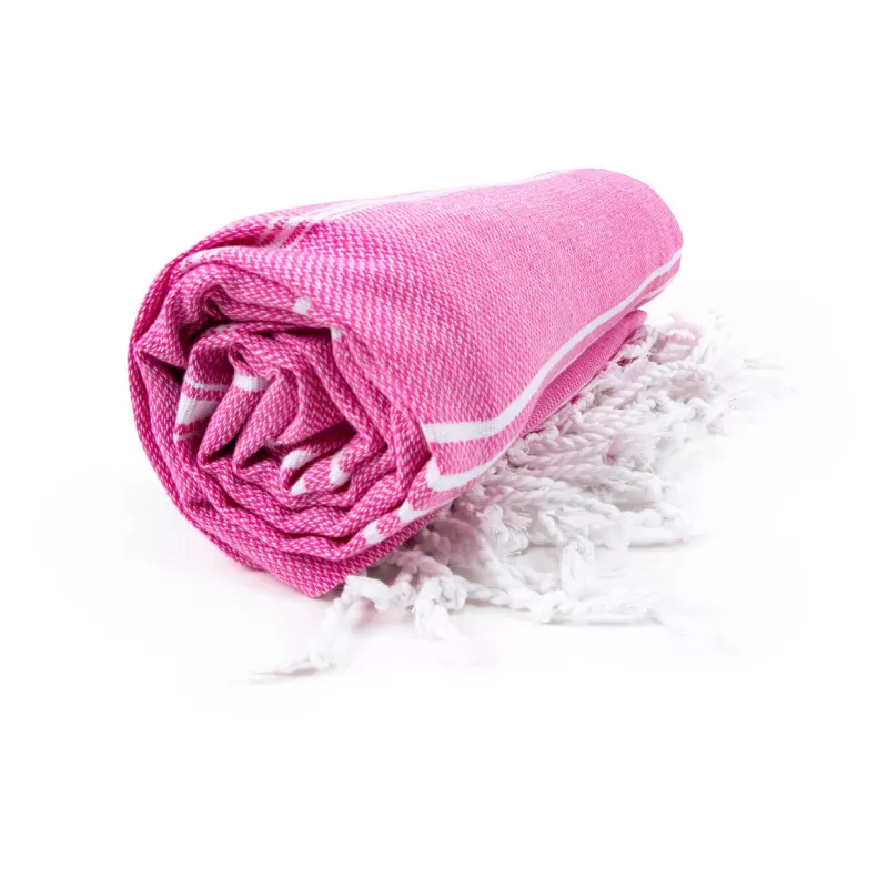 Fouta coton léger avec franges, séchage rapide, format 100 x 180 cm, 150 g/m²