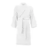 Peignoir en coton organique doux, absorbant, coupe large, 420 g/m²