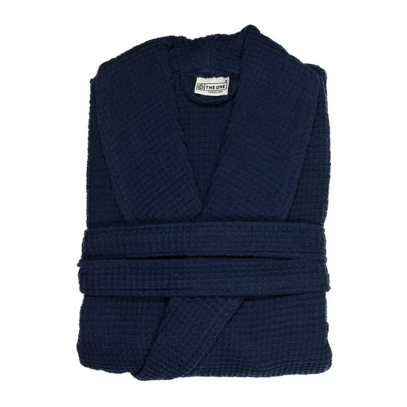 Peignoir en nid d'abeille en coton doux et durable, grande capacité d'absorption, 230 g/m²