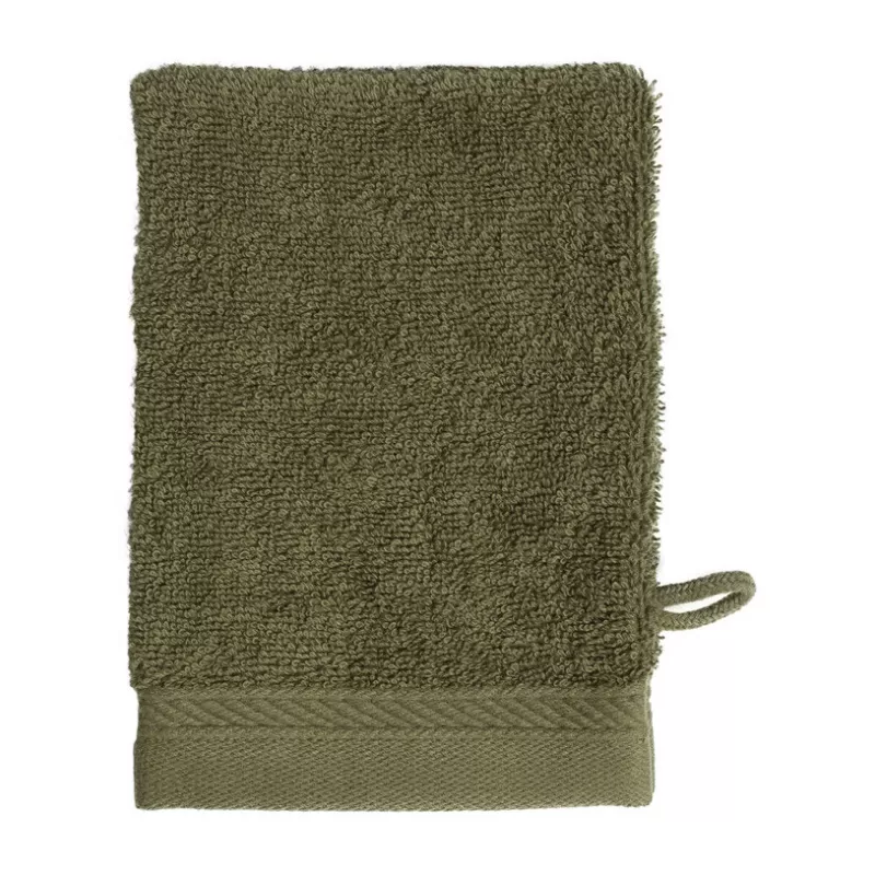 Gant de toilette en coton organique doux et absorbant, 550 g/m²