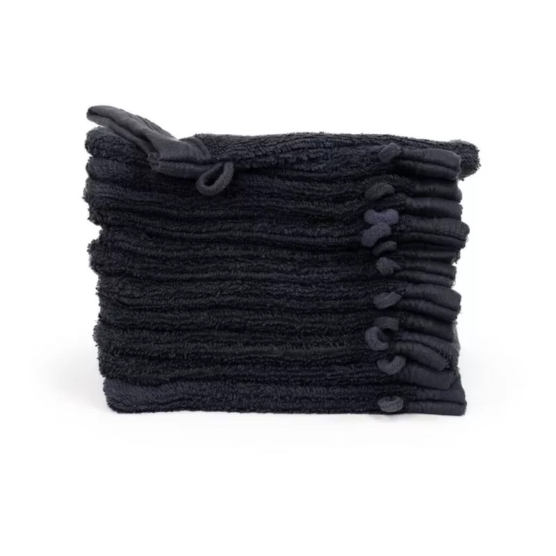 Gant de toilette en coton organique doux et absorbant, 550 g/m²