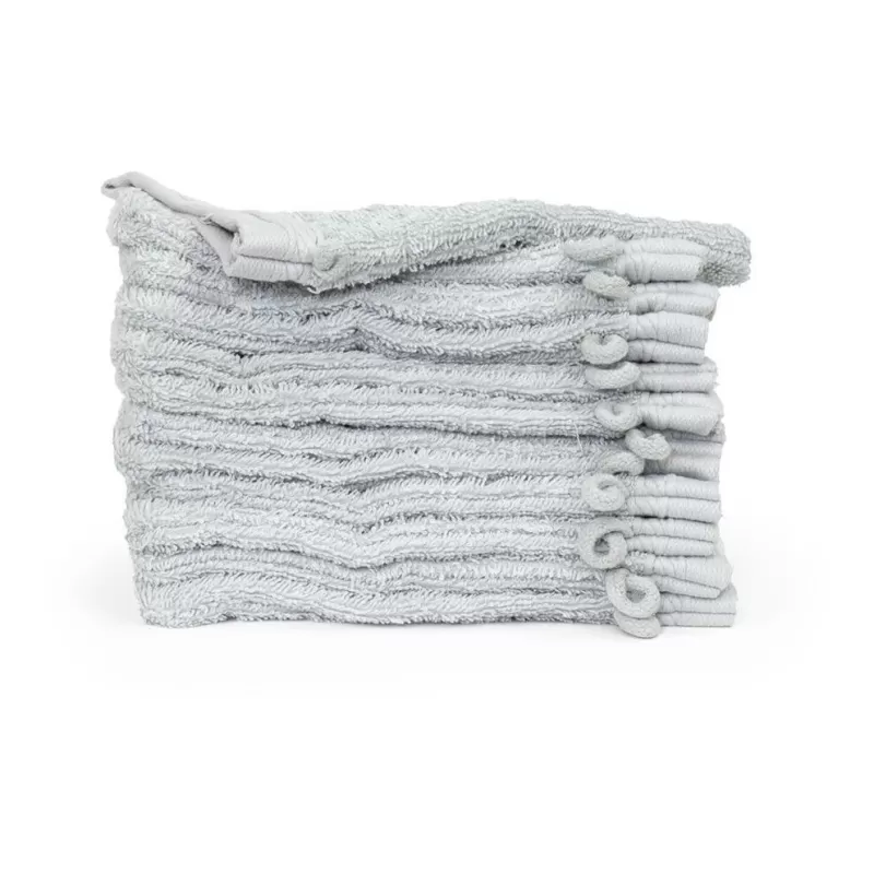 Gant de toilette en coton organique doux et absorbant, 550 g/m²