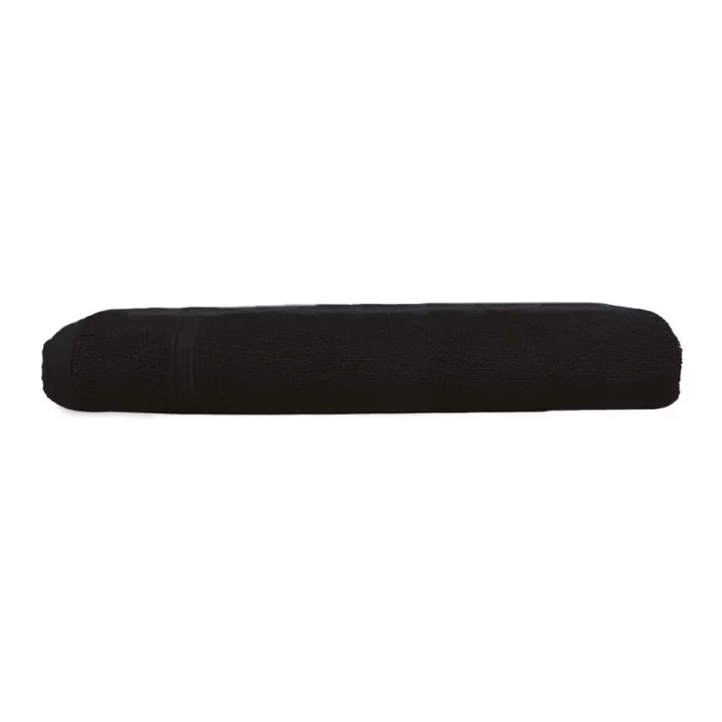 Serviette de plage en coton et polyester recyclé, format 100 x 180 cm, 450 g/m²