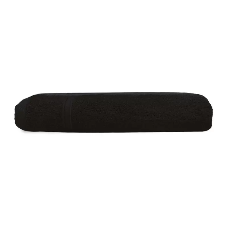 Serviette de bain en coton et polyester recyclé, format 70 x 140 cm, 450 g/m²