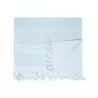 Fouta en éponge en coton terry, franges sur les côtés, 305 g/m²