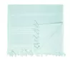 Fouta en éponge en coton terry, franges sur les côtés, 305 g/m²