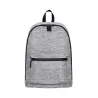 Sac à dos en polyester 600D gris mélangé, dos rembourré, 16 litres