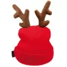Bonnet renne de Noël tricoté avec bois en peluche, adulte