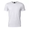 T-shirt homme, coton/polyester, coupe cintrée, manches courtes, 220 g/m²