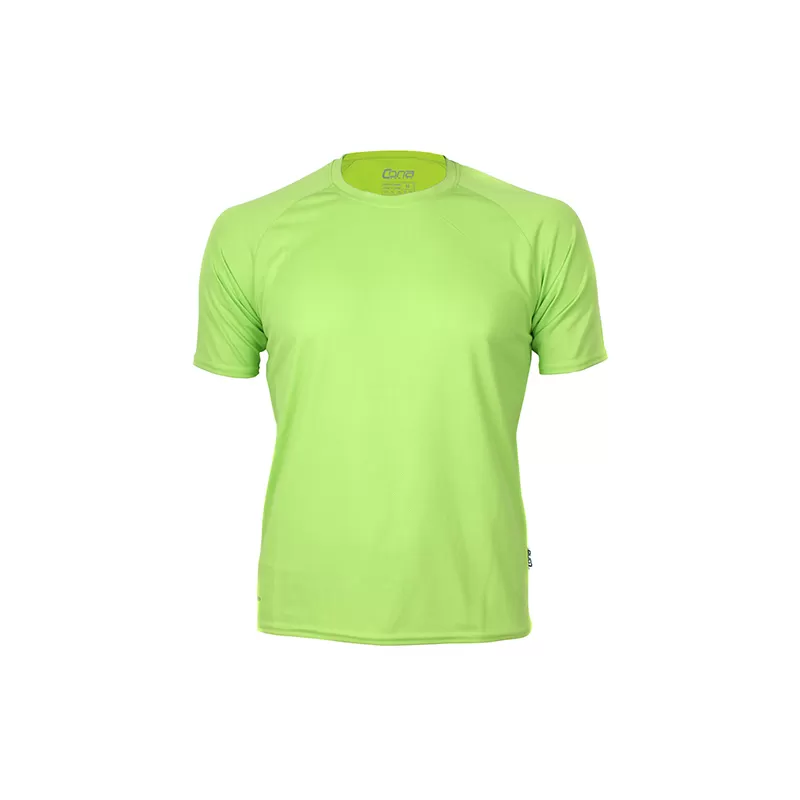 T-shirt de sport homme manches raglan en micro-polyester respirant, coupe ajustée, 135 g/m²