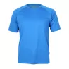 T-shirt de sport homme manches raglan en micro-polyester respirant, coupe ajustée, 135 g/m²