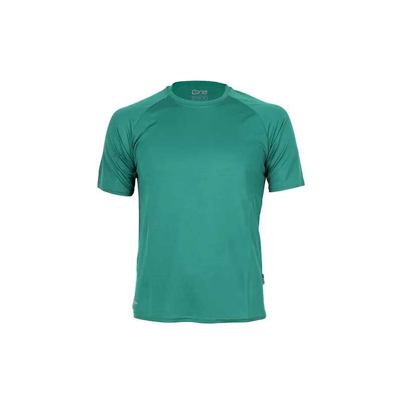 T-shirt de sport homme manches raglan en micro-polyester respirant, coupe ajustée, 135 g/m²