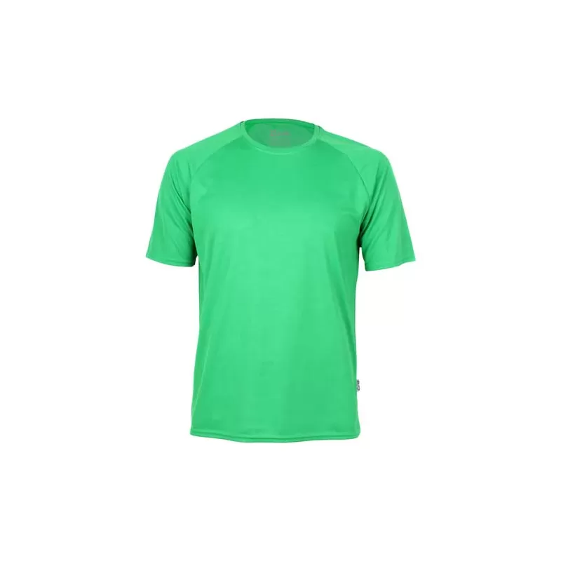 T-shirt de sport homme manches raglan en micro-polyester respirant, coupe ajustée, 135 g/m²