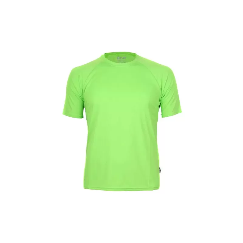 T-shirt de sport homme manches raglan en micro-polyester respirant, coupe ajustée, 135 g/m²