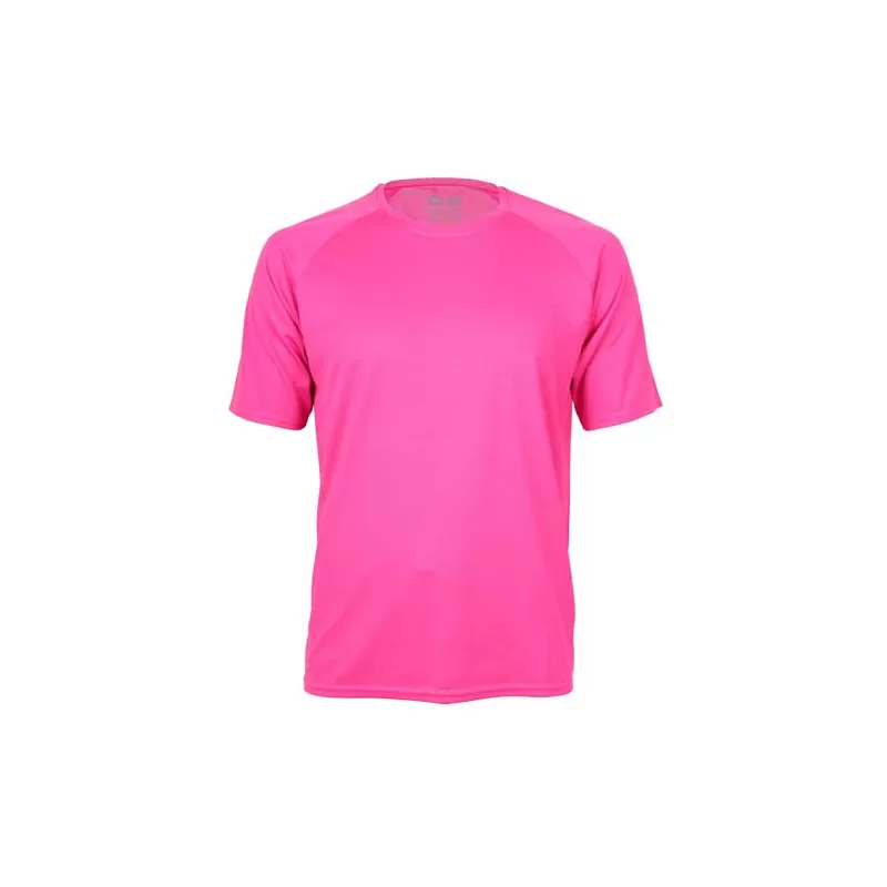 T-shirt de sport homme manches raglan en micro-polyester respirant, coupe ajustée, 135 g/m²
