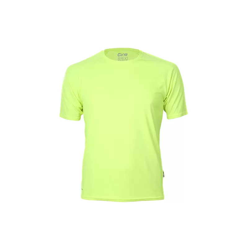 T-shirt de sport homme manches raglan en micro-polyester respirant, coupe ajustée, 135 g/m²