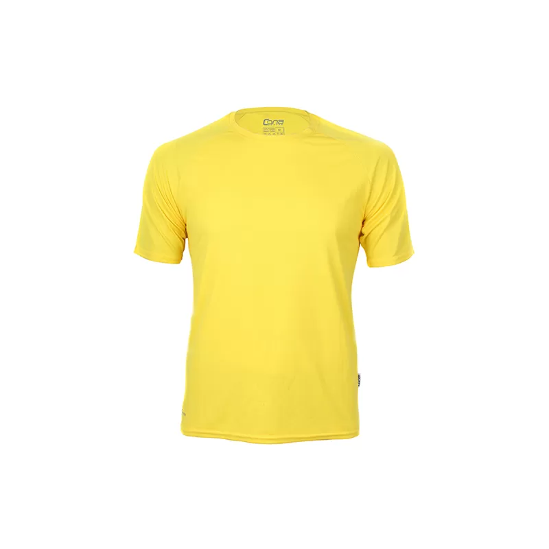 T-shirt de sport homme manches raglan en micro-polyester respirant, coupe ajustée, 135 g/m²