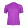 T-shirt de sport homme manches raglan en micro-polyester respirant, coupe ajustée, 135 g/m²