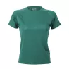 T-shirt de sport femme manches raglan en micro-polyester respirant, coupe ajustée, 135 g/m²