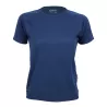 T-shirt de sport femme manches raglan en micro-polyester respirant, coupe ajustée, 135 g/m²