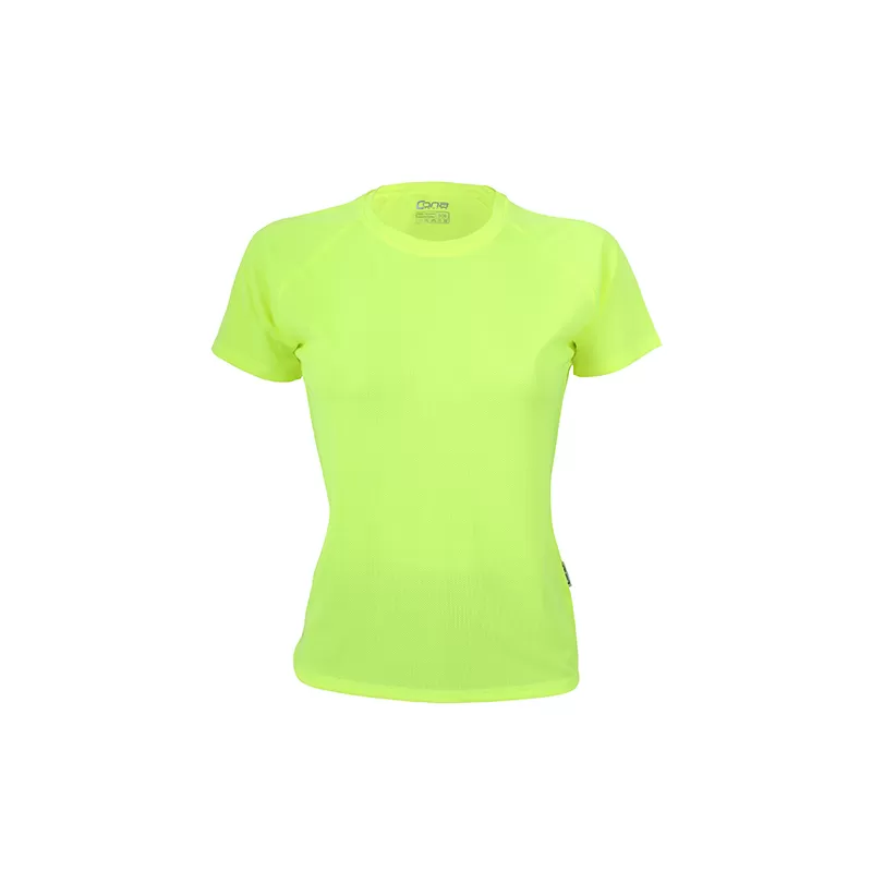 T-shirt de sport femme manches raglan en micro-polyester respirant, coupe ajustée, 135 g/m²
