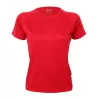 T-shirt de sport femme manches raglan en micro-polyester respirant, coupe ajustée, 135 g/m²