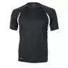 T-shirt de sport manches courtes micropolyester léger, coupe ajustée, manches raglan, 135 g/m²