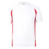T-shirt de sport manches courtes micropolyester léger, coupe ajustée, manches raglan, 135 g/m²