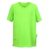 T-shirt de sport enfant en micro-polyester respirant, coupe ajustée, manches montées, 135 g/m²