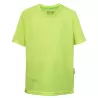 T-shirt de sport enfant en micro-polyester respirant, coupe ajustée, manches montées, 135 g/m²